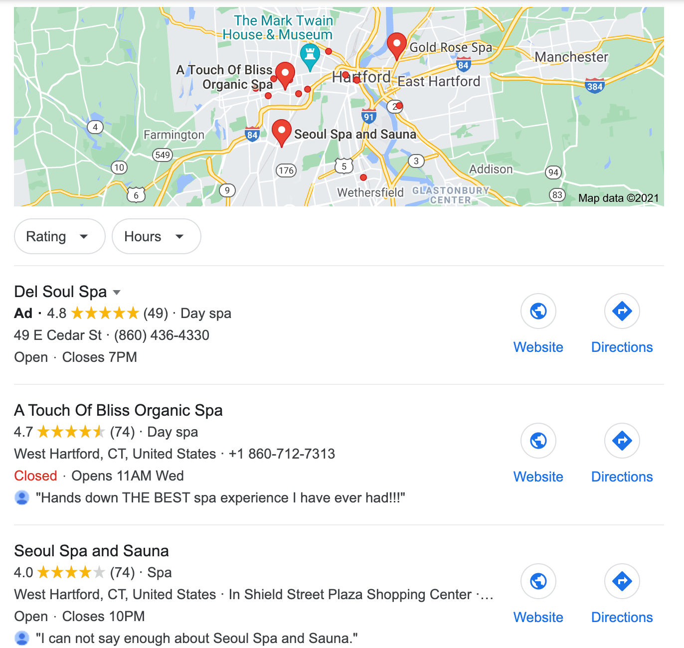 hartford ct services
